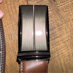 Hampton Men's Brown Leather Belt